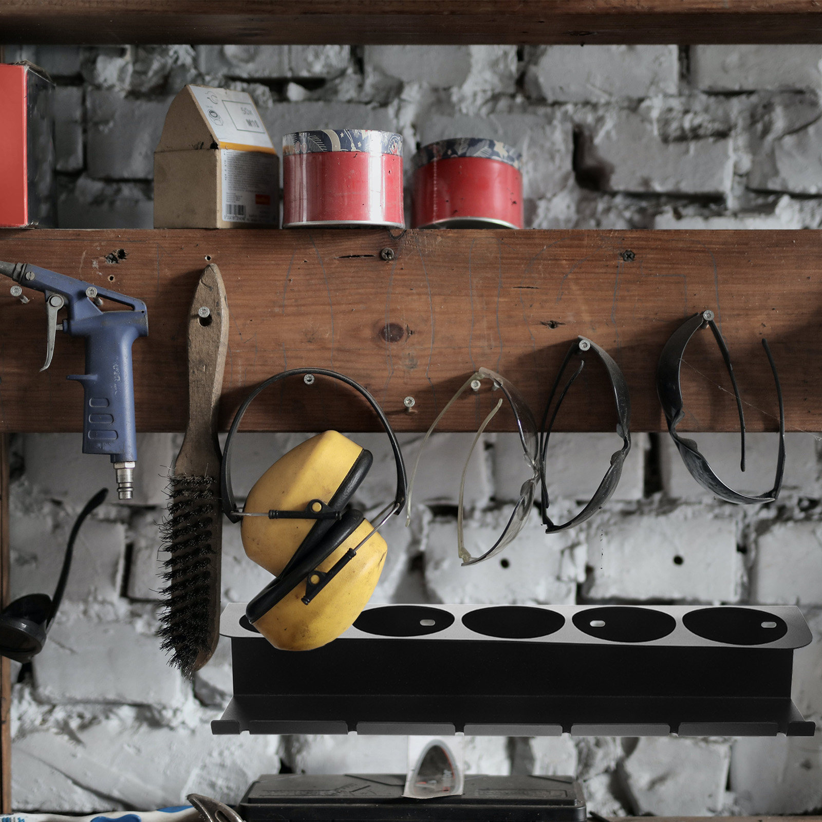 Power Tools Rack - 1Set Heavy Duty Metal Power Tool