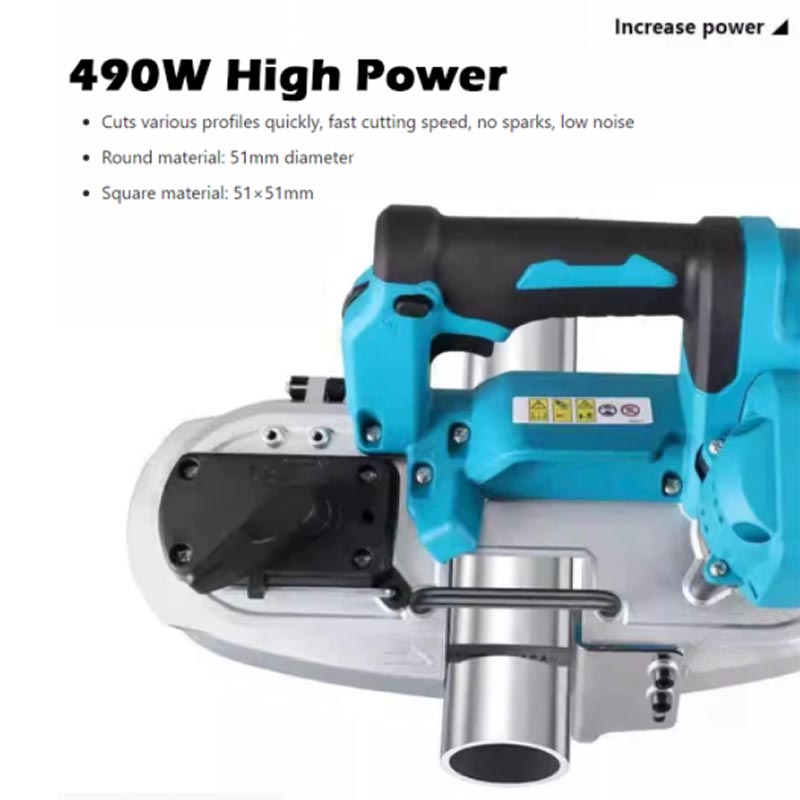 Power Tools Wood - 490W Portable Brushless Band Saw Wireless