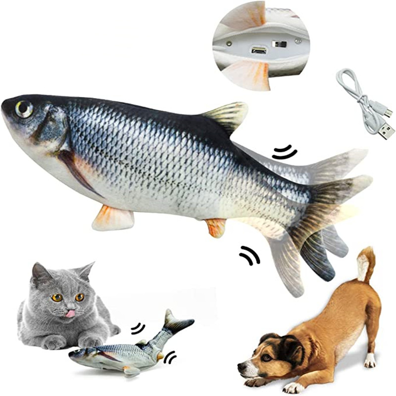 Power Tools Cat - Cat Toys Fish USB Charger Electric