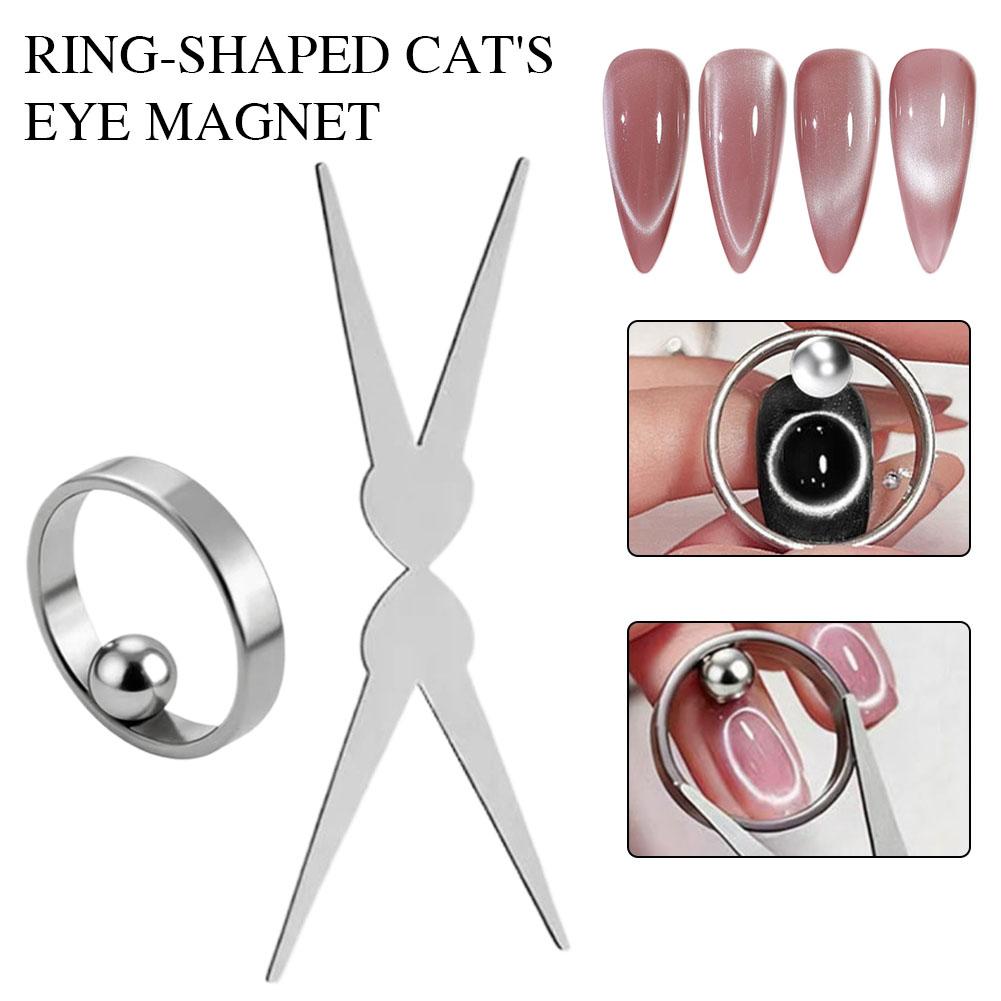 Power Tools Cat - Nail Art Hollow Cat Eye Round
