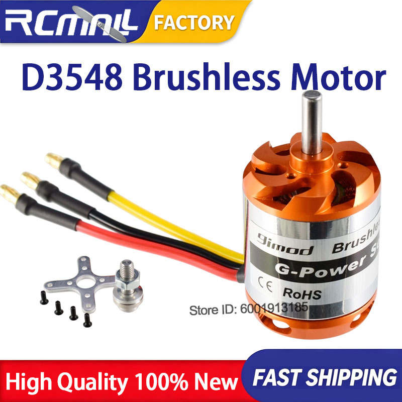 Power Tools Equipment - D3548 Brushless Outrunner Motor 1100KV 900KV