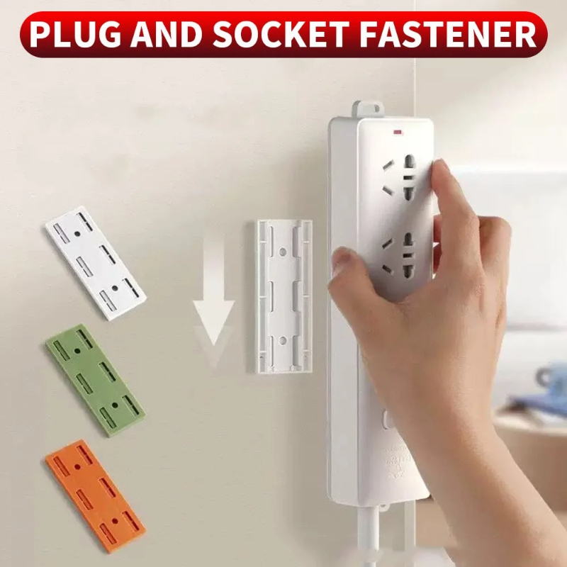 Power Tools Rack - Self-Adhesive Power Socket Strip Fixator Wall
