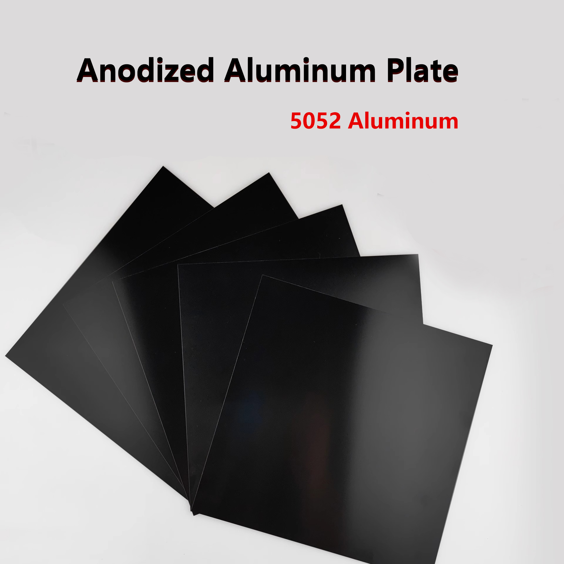 Power Tools Manufacturers - Black Anodized Aluminum Plate 100mm/200mm/300mm 5052