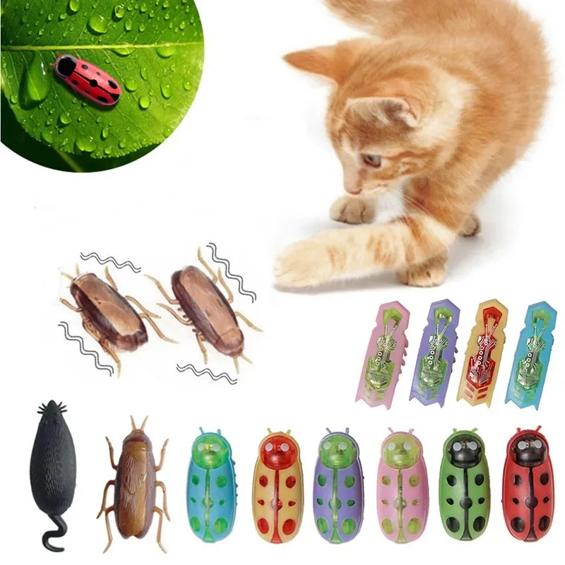 Power Tools Cat - Funny Electric Bugs Catnip Toy Automatic