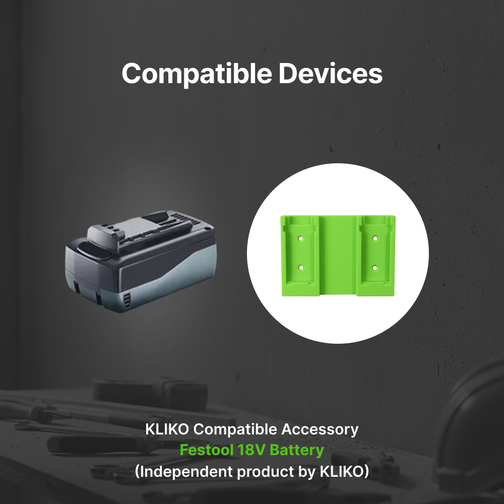 2-Pack Dual Slot Battery Wall  - Power Tools Festool 评论和价格