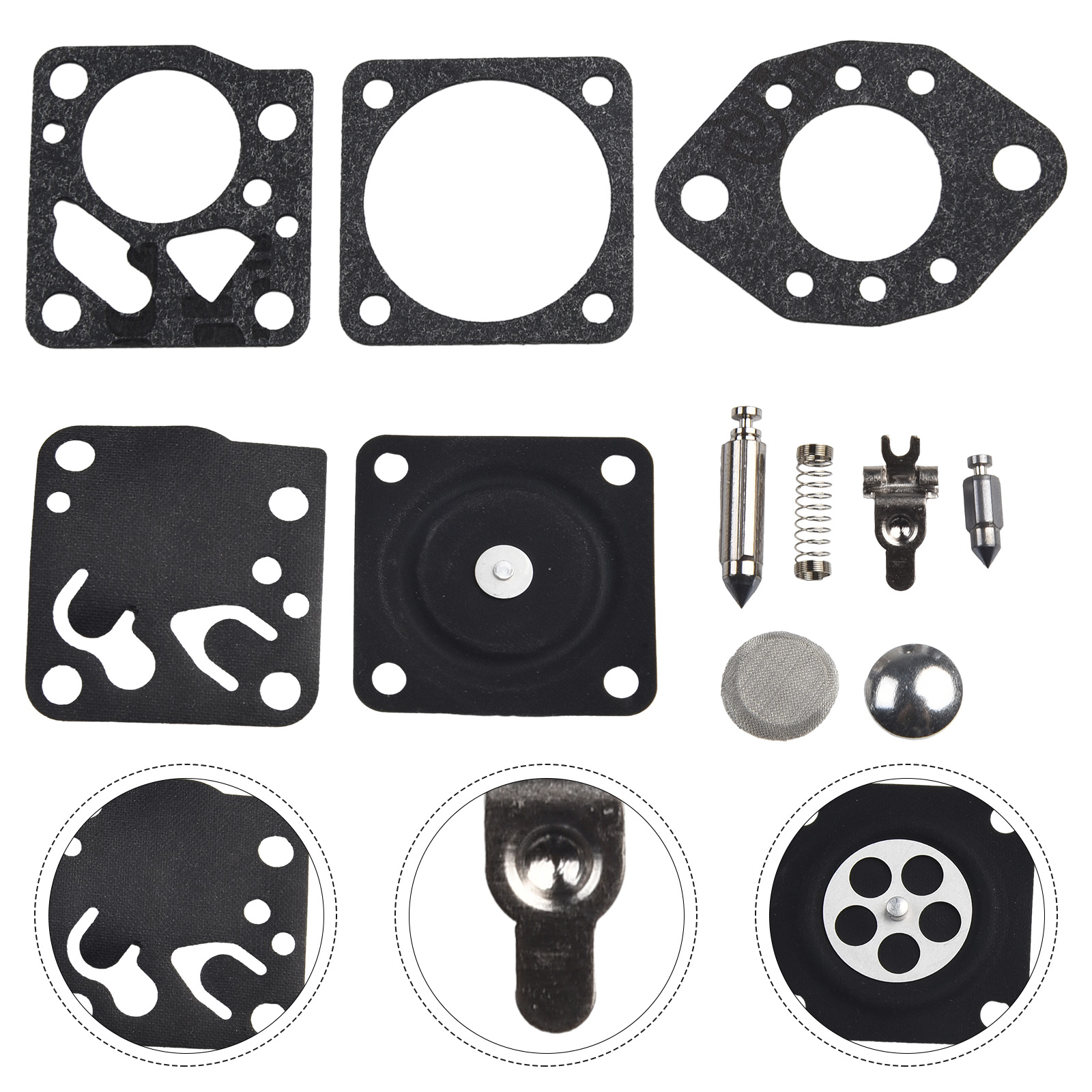 1Set Carburetor Gaskets For Ti - Power Tools Manufacturers 评论和价格