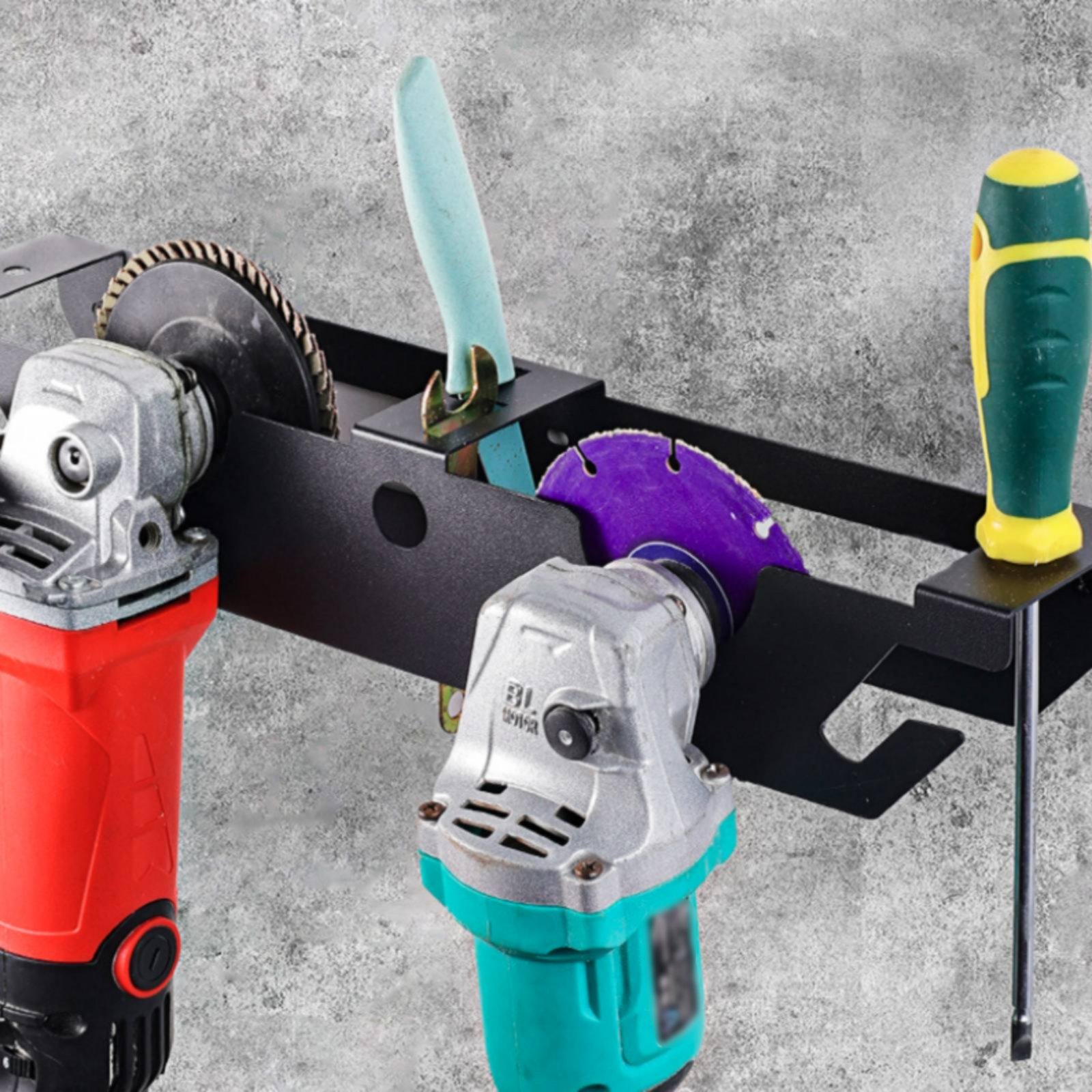 4 Bay Angle Grinder Rack Heavy - Power Tools Rack 评论和价格