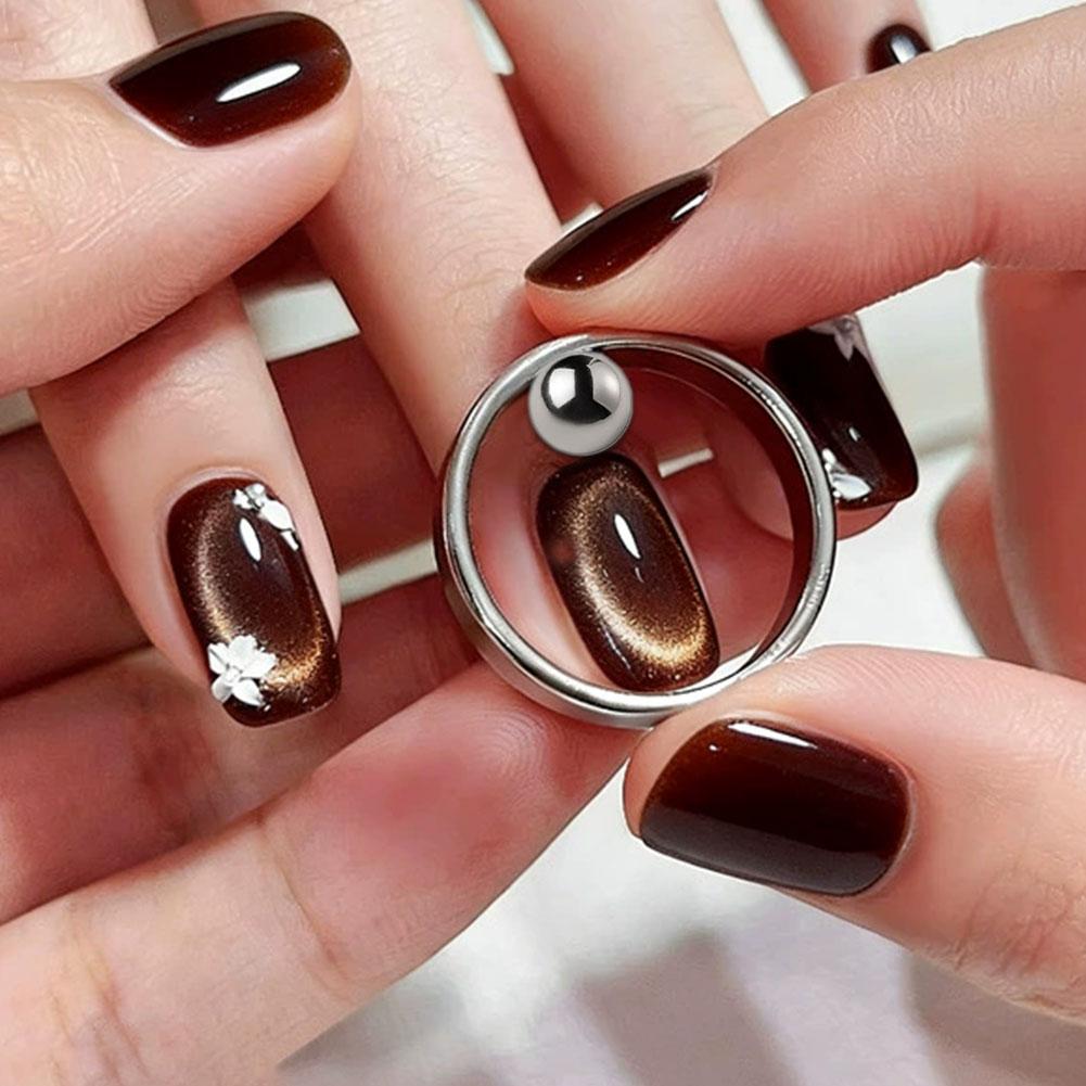 Nail Art Hollow Cat Eye Round  - Power Tools Cat 评论和价格