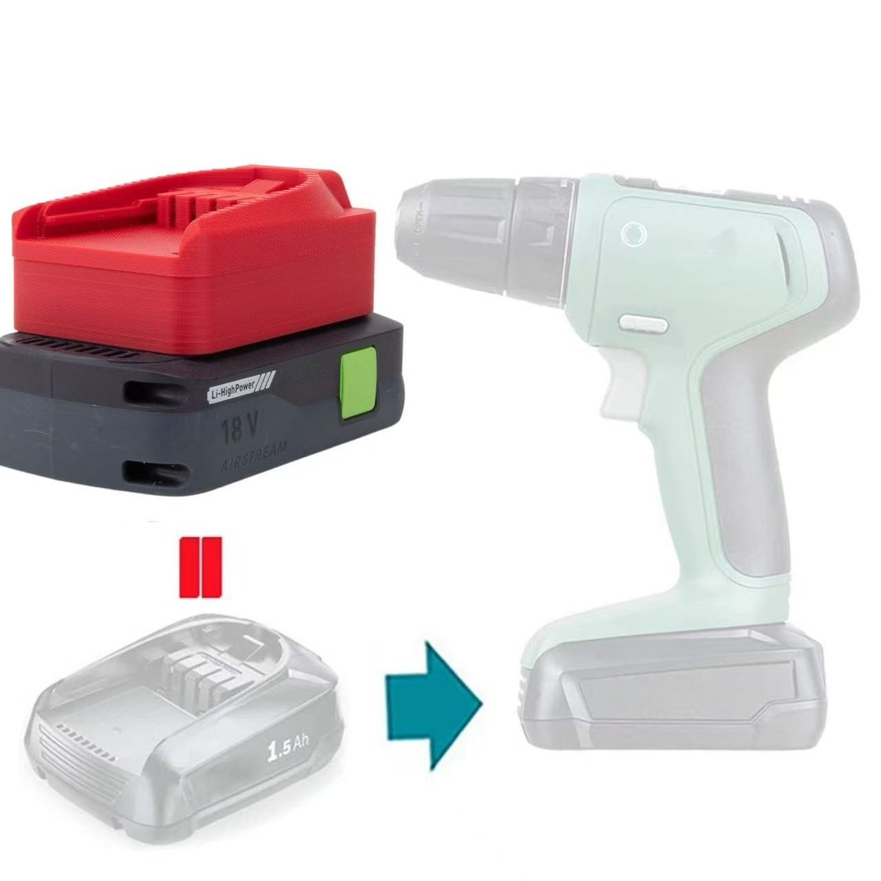 Adapter For Festool  Series 18 - Power Tools Festool 评论和价格