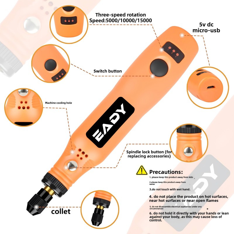 USB Cordless Rotary Tool Kit – - Power Tools Review 评论和价格