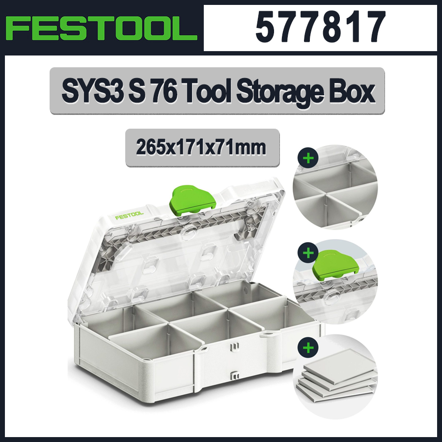 FESTOOL SYS3 S 76 Tool Storage - Power Tools Festool 评论和价格