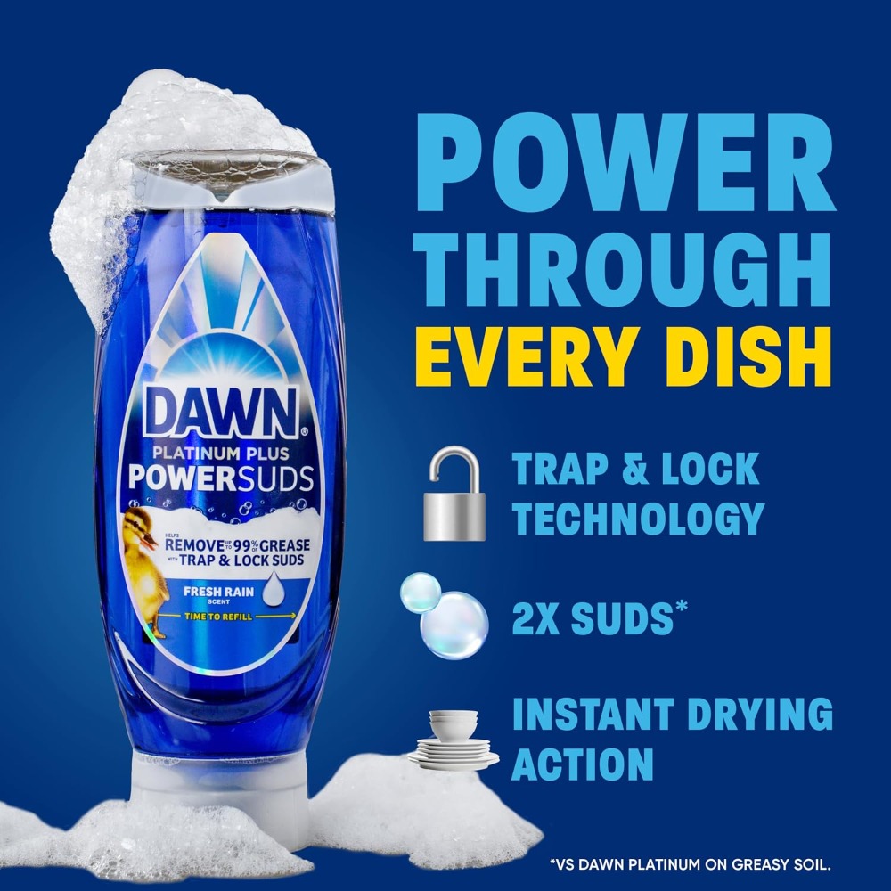 PowerSuds Liquid Dish Soap EZ- - Power Tools Grease 评论和价格