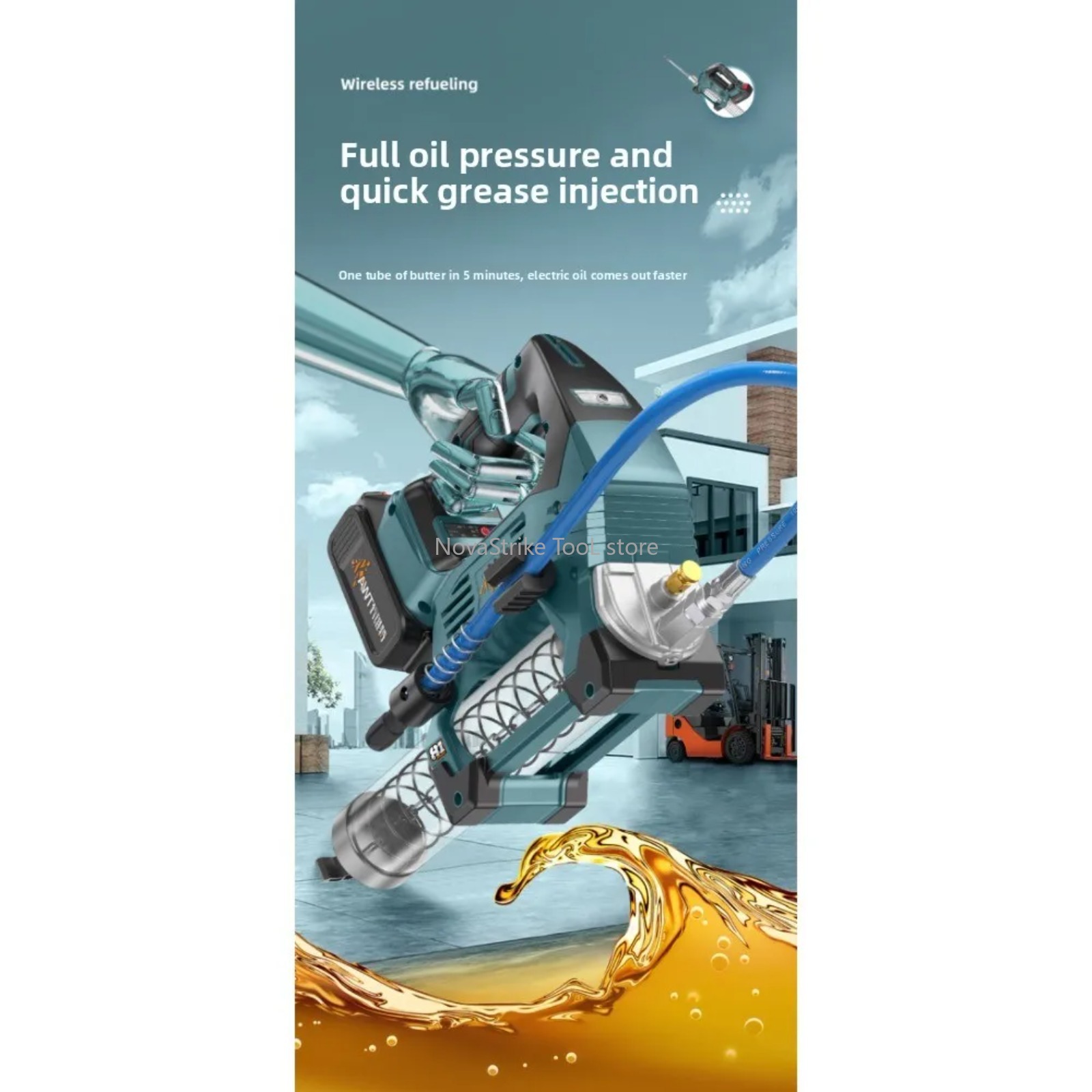 Brushless 600CC Electric Greas - Power Tools Grease 评论和价格