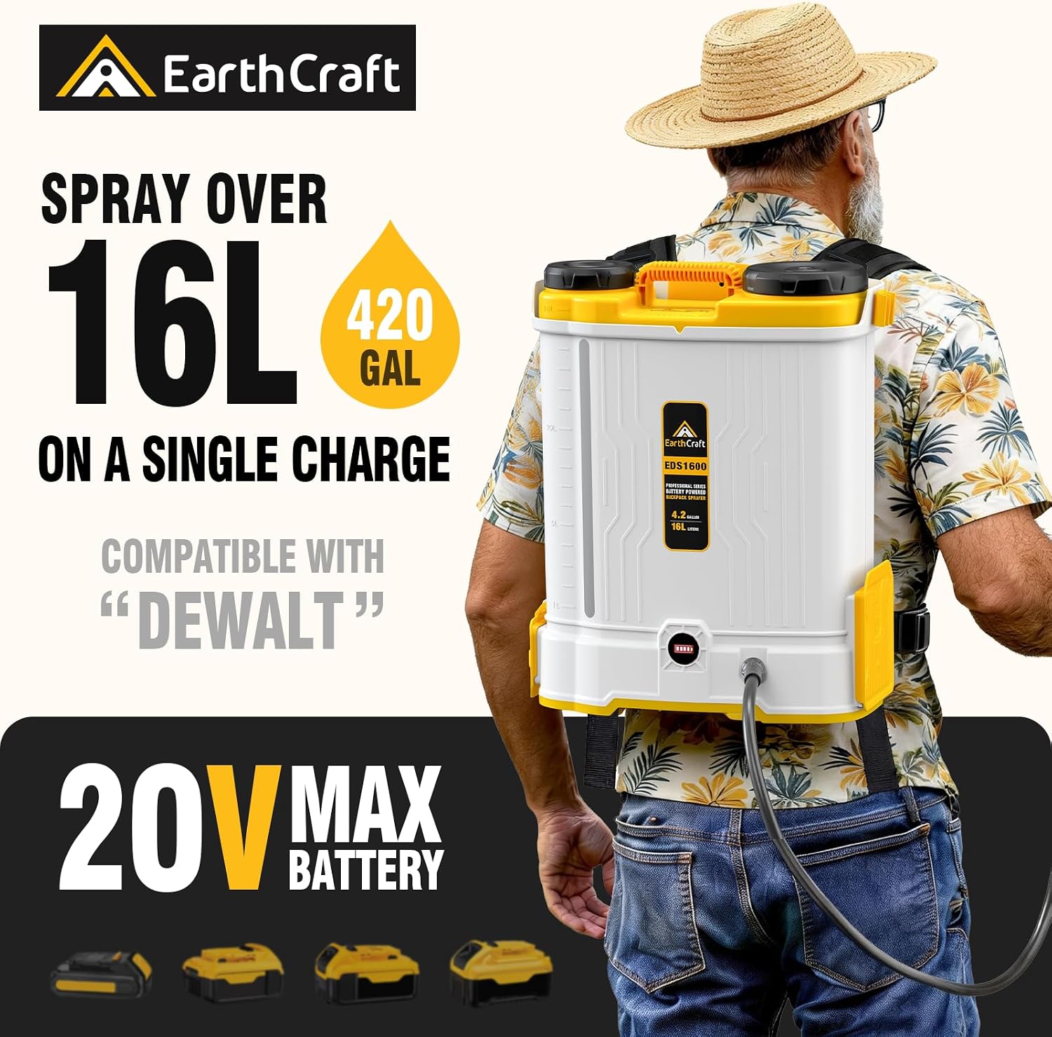 4.2 Gal Battery Powered Backpa - Power Tools Equipment 评论和价格