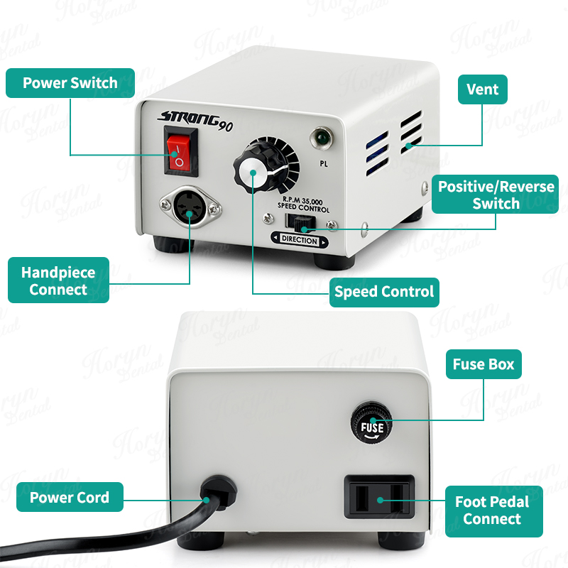 65W Strong 90 Micromotor 102L/ - Power Tools Review 评论和价格